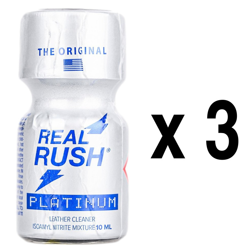 BGP Leather Cleaner REAL RUSH PLATINUM 10ml x3
